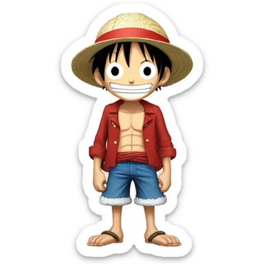 Monkey D. Luffy sticker
