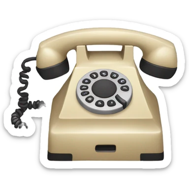 telephone sticker