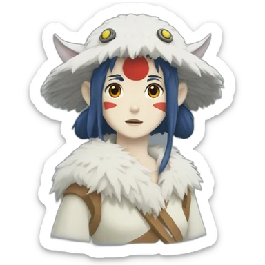 princess-mononoke-studio-ghibli sticker