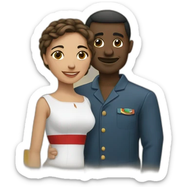 Un sénégalais et un portugais sticker