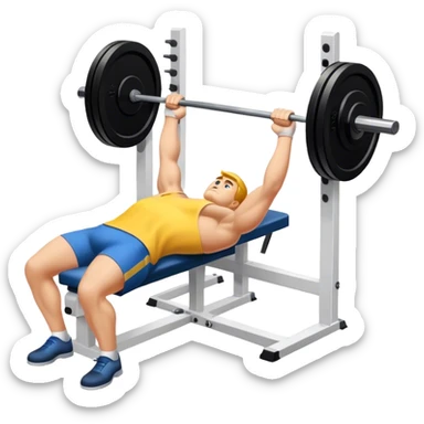 close-grip flat-benchpress sticker