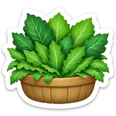 Leafy greens sticker