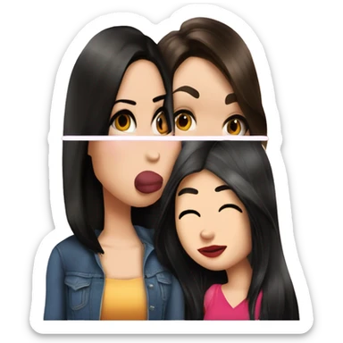 Megan fox kissing miranda cosgrove sticker