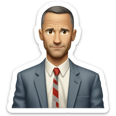 Forrest Gump new years sticker
