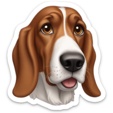 Jonathan Toews as a basset hound sticker