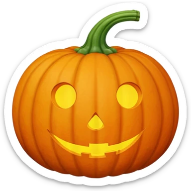 pumpkin not carved sticker