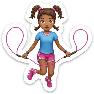 Jump rope sticker