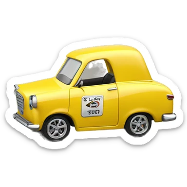 Pedal Champs. Pedal car 1/10 city cab. hot rod  sticker