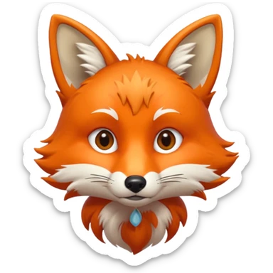 photographer  fox sticker