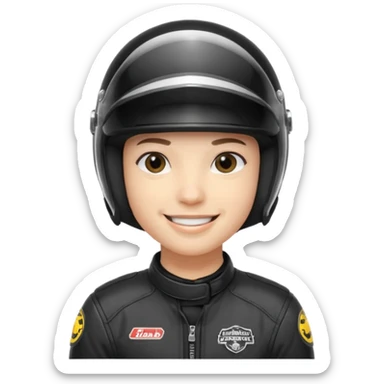 First motorcycle season sticker