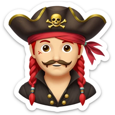 Je veux un tableau de stickers pour mon clan lak khawarizmi notre symbol est les pirat au chapeaux rouge , est un autre tableau de stickers écharpe de ton choix pour mon clan sticker