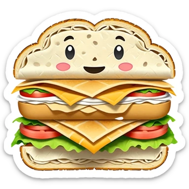 Sandwich wrap  sticker