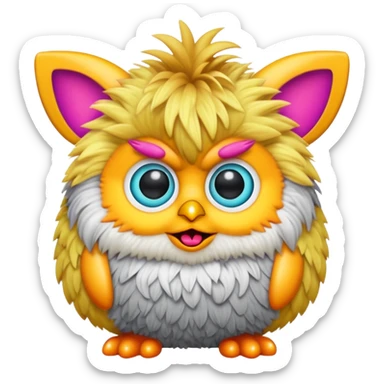 Furby 1998 emoji sticker