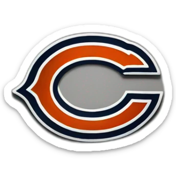 chicago bears logo sticker