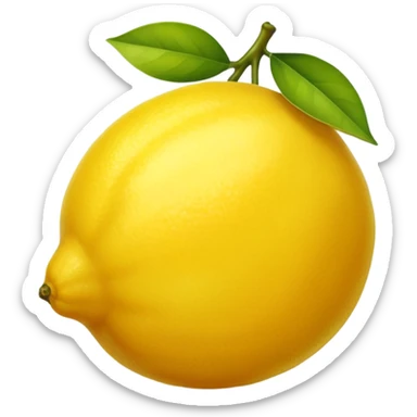 lemon weather sticker