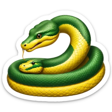 Yellow Anaconda sticker