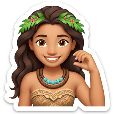 Moana from Disney sticker