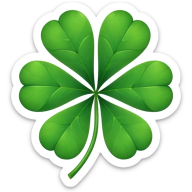 Trébol de 5 hojas sticker