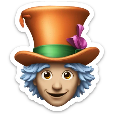 mad-hatter sticker