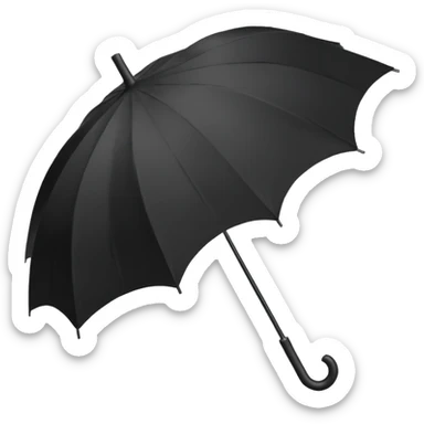 umbrella for rain sticker