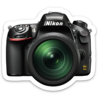 nikon camera sticker