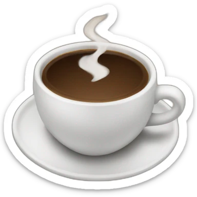 Coffee warning you to quit sticker