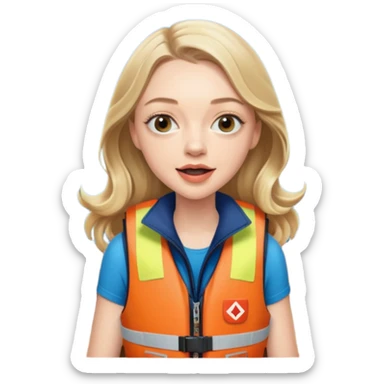 amanda seyfried singing on a boat sticker