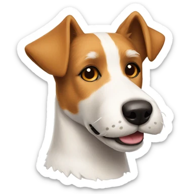 perro fox terrier chileno sticker