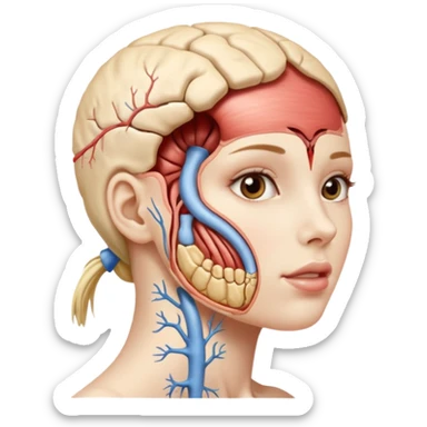 Female anatomy sticker