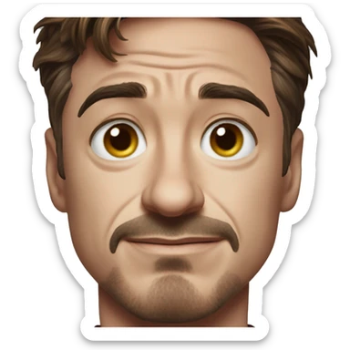 robert downey jr sticker