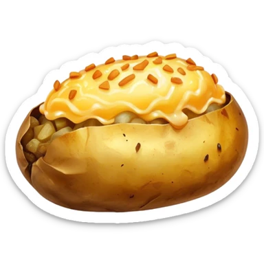 baked potato sticker