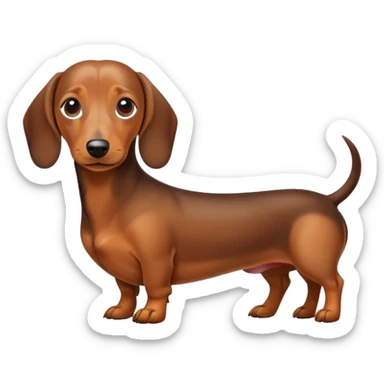 Daschound sticker
