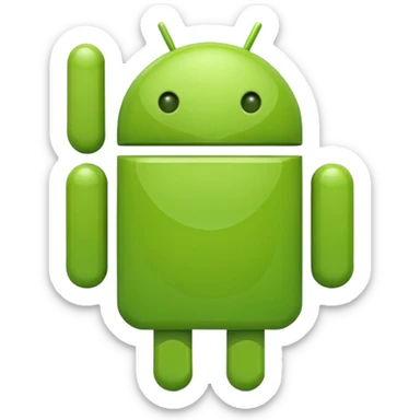 android green symbol  sticker