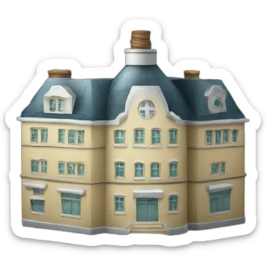 Hôpital bouteille de vin  sticker