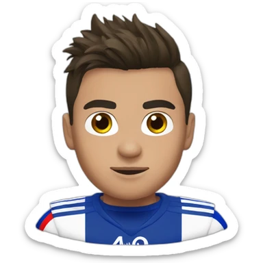 Dybala with france flag  sticker