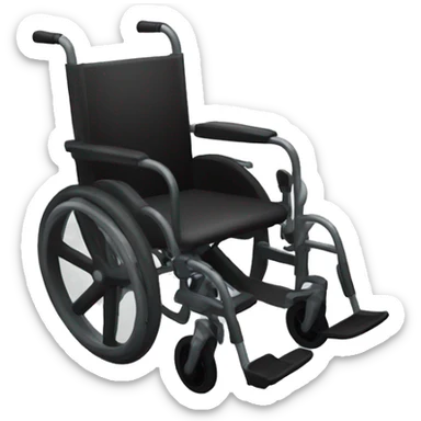 black Wheelchair sticker