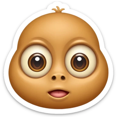 a crabadabadooda face, big eyes, tubblewubble, loolaapapoo, sloopa, small mouth loobadooba, consquinto, lalalalabingbong, sticker