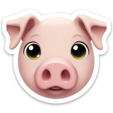 A pig in London sticker