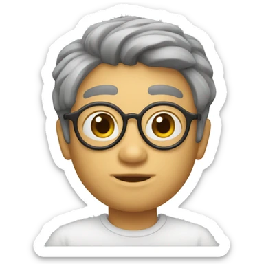 Una psicologa con efecto de memoji sticker