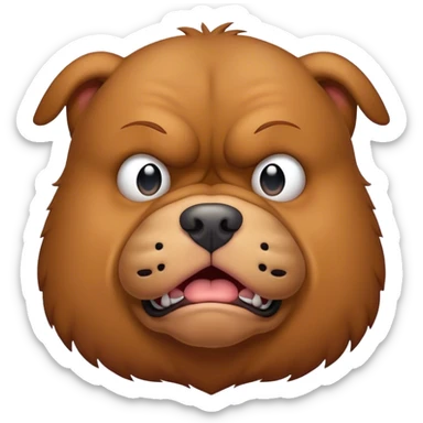 Bully xxl total brown  sticker