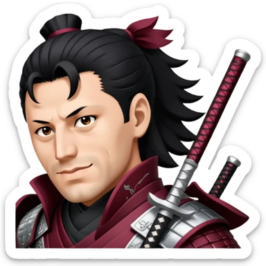 Resolute Samurai sticker