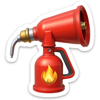 nozzle in fire station sticker