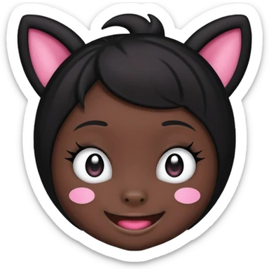 Kuromi cute emoji sticker