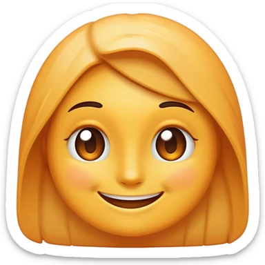 Compare the smiling face of heart sticker