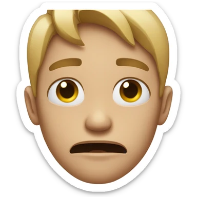 por favor crying face sticker