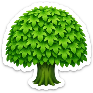 create a dnd style bush.png using 48x48 pixels size sticker