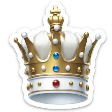 white crown  1993 sticker