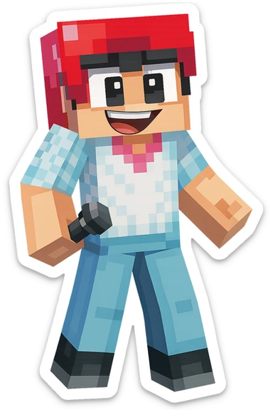 Extract every character from the picture. So i need total 5 images of the character including the clothes and accessories they are wearing, and place on a transparent background. Keep the original style and appearance exactly the same. and separately give me the each character picture

 sticker