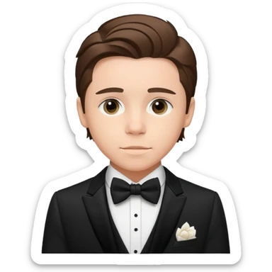 brooklyn beckham at wedding sticker