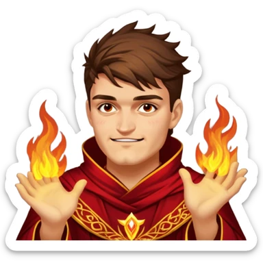 Pyromancer sticker
